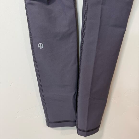 Lululemon Women's Leggings Tightest Stuff Tight Moonwalk Grey Purple 2 Running - Picture 6 of 11